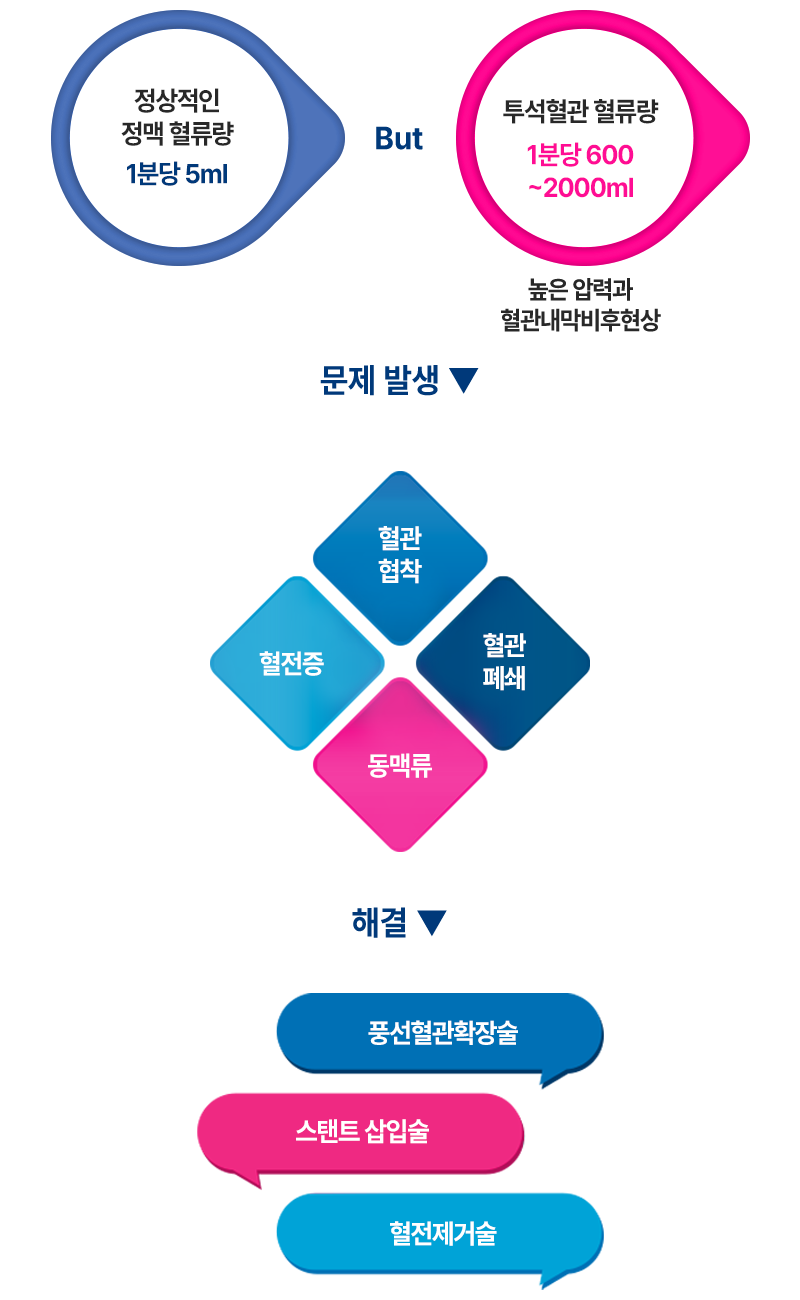 투석혈관 시술 이미지